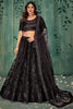 Alluring Black Sequins Net Reception Wear Lehenga Choli