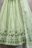 Attractive Mint Green Sequins Net Wedding Wear Lehenga Choli