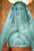 Gorgeous Turquoise Sequins Net Designer Lehenga Choli With Dupatta