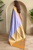 Marvelous Lavender Zari Weaving Silk Event Wear Saree With Blouse