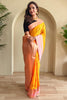 Amazing Yellow Zari Weaving Silk Festival Wear Saree With Blouse