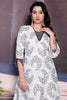 Bewitching White Floral Printed Cotton Daily Wear Kurta With Palazzo