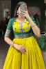 Beloved Light Green Kalamkari Printed Silk Gown With Jacket