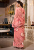 Gorgeous Orange Floral Printed Georgette Trendy Saree With Blouse