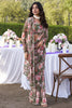 Surprising Mehendi Green Floral Printed Chiffon Office Wear Saree