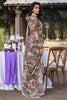 Surprising Mehendi Green Floral Printed Chiffon Office Wear Saree
