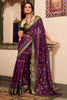Beautiful Wine Color Kalamkari Printed Office Wear Saree With Blouse
