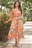 Outstanding Multi-Color Digital Printed Rayon Western Dress