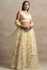 Wonderful Yellow Sequins Net Haldi Wear Lehenga Choli With Dupatta