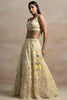 Wonderful Yellow Sequins Net Haldi Wear Lehenga Choli With Dupatta