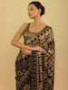 Attractive Black Sequins Georgette Event Wear Saree With Blouse