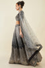 Black Sequins Art Silk Reception Wear Lehenga Choli With Dupatta