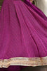 Precious Purple Leheriya Printed Georgette Event Wear Lehenga Choli