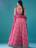 Marvelous Pink Digital Printed Organza Traditional Lehenga Choli 