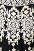Beautiful Black Thread Work Georgette Reception Wear Lehenga Choli
