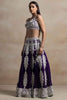 Adorable Purple Thread Work Georgette Festival Wear Lehenga Choli