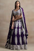 Adorable Purple Thread Work Georgette Festival Wear Lehenga Choli