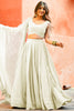 Pretty Off-White Sequins Georgette Event Wear Lehenga Choli