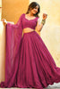 Exquisite Pink Sequins Event Wear Lehenga Choli With Net Dupatta