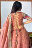 Unique Beige Sequins Silk Wedding Wear Lehenga Choli With Dupatta