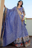 Dazzling Lavender Sequins Silk Engagement Wear Lehenga Choli