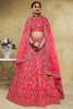 Beautiful Peach Sequins Silk Festival Wear Lehenga Choli With Dupatta