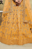 Wonderful Yellow Sequins Silk Wedding Lehenga Choli With Net Dupatta