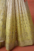 Wonderful Yellow Sequins Georgette Bridesmaid Lehenga Choli