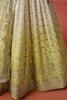 Wonderful Yellow Sequins Georgette Bridesmaid Lehenga Choli