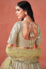 Wonderful Yellow Sequins Georgette Bridesmaid Lehenga Choli