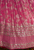 Precious Peach Zari Work Engagement Wear Lehenga Choli With Dupatta