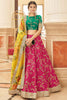 Ravishing Pink Sequins Art Silk Wedding Wear Lehenga Choli