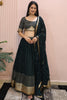 Astonishing Green Sequins Georgette Sangeet Wear Lehenga Choli