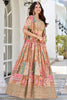 Amazing Beige Digital Printed Chinon Lehenga Choli With Dupatta