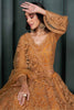 Alluring Orange Embroidered Net Bridesmaid Lehenga Choli With Dupatta
