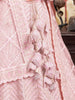 Dazzling Baby Pink Sequins Work Net Bridal Wear Lehenga Choli