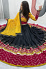 Graceful Black Thread Embroidered Festival Wear Lehenga Choli With Dupatta