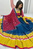 Astonishing Navy Blue Sequins Cotton Traditional Lehenga Choli With Dupatta