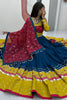 Astonishing Navy Blue Sequins Cotton Traditional Lehenga Choli With Dupatta