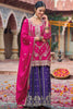 Ravishing Pink Embroidered Chinon Event Wear Palazzo Suit