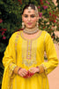 Impressive Yellow Sequins Work Chinon Haldi Wear Palazzo Suit