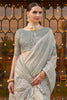 Marvelous Grey Printed Silk festival Wear Saree With Blouse