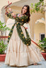 Outstanding Green Rayon Traditional Lehenga With Badhani Printed Top
