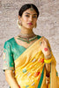 Fantastic Yellow Zari Weaving Silk Haldi Wear Saree With Blouse