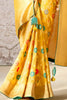 Fantastic Yellow Zari Weaving Silk Haldi Wear Saree With Blouse