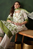 Attractive Olive Green Embroidered Silk Pant Suit With Dupatta