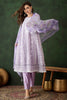 Ravishing Lavender Embroidered Organza Function Wear Pant Suit