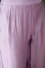 Ravishing Lavender Embroidered Organza Function Wear Pant Suit