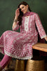 Beautiful Pink Embroidered Organza Traditional Pant Suit