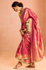 Surprising Red Zari Weaving Silk Wedding Wear Saree With Blouse